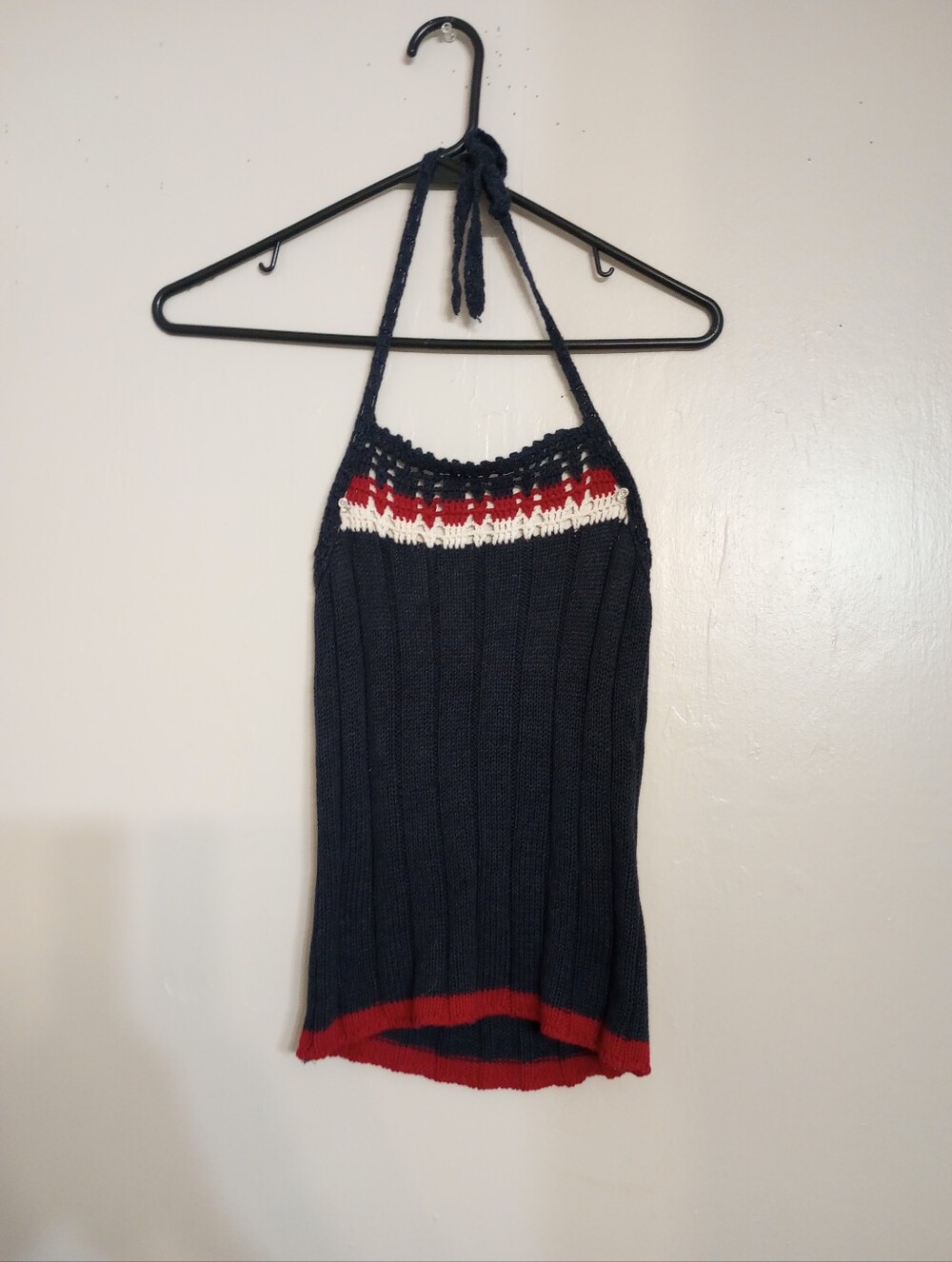 Aeropostale Y2K Women's Crochet Halter Top
